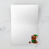 Prettige feestdagen - Pug Christmas Kaart (Binnen)