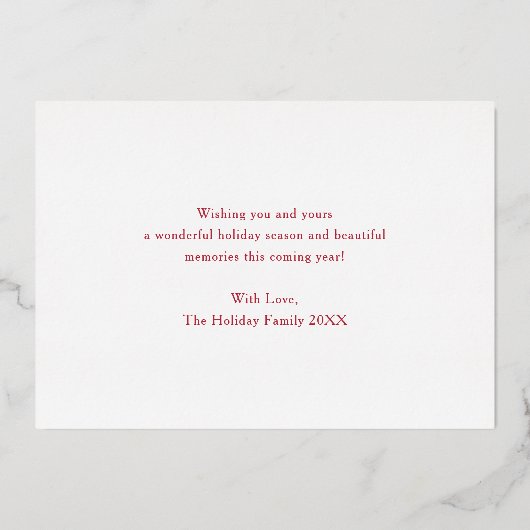 Prettige feestdagen Punt (Achterkant)