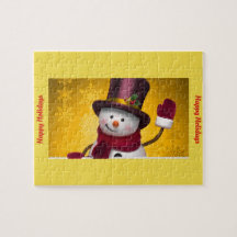 prettige feestdagen Puzzels