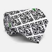 prettige feestdagen QR-codes en Snowman Stropdas (Opgerold)
