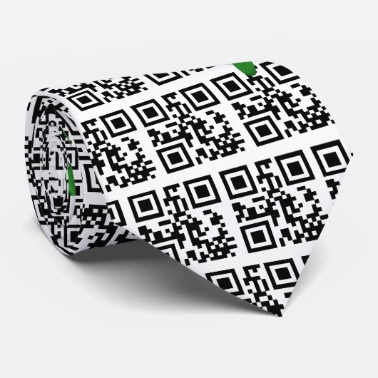 prettige feestdagen QR-codes en Snowman Stropdas (Opgerold)