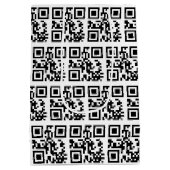 prettige feestdagen QR-codes Medium Cadeauzakje (Achterkant)
