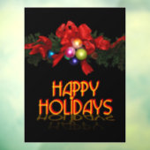 prettige feestdagen raamsticker (Vel 3)