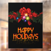 prettige feestdagen raamsticker (Vel 2)