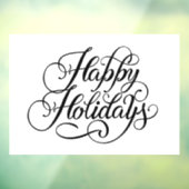 prettige feestdagen raamsticker (Vel 3)