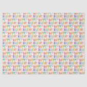 Prettige feestdagen Rainbow? Hand-Drawn Christmas  Tissuepapier (Voorkant)