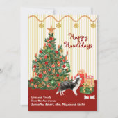 prettige feestdagen Rand Collie Kerstmis (Voorkant)