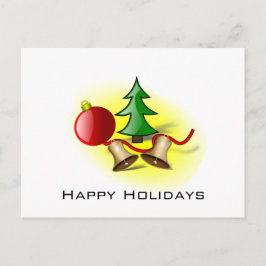 prettige feestdagen ~ Red Ball, Bells en Tree