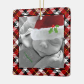 prettige feestdagen Red Black Pset Truck Tree (aan Keramisch Ornament (Links)