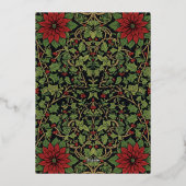 Prettige feestdagen Red Green William Morris Foto (Achterkant)