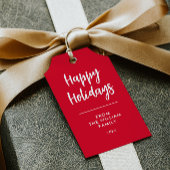 PRETTIGE FEESTDAGEN RED NAAM DIY KERSTCADEAU LABEL