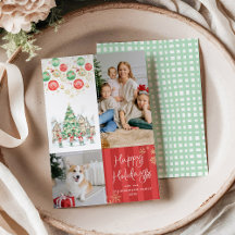 Prettige feestdagen Red Stripes Winter Village