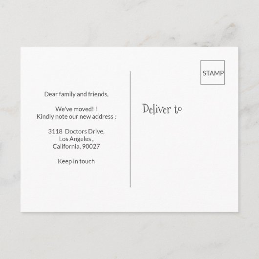 prettige feestdagen Red & White Snowflakes Photo M Aankondigingskaart (Achterkant)