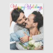 Prettige feestdagen Regenboog (Voorkant)