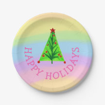 Prettige feestdagen Regenboogkleuren