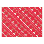 Prettige feestdagen Rendier Tafelkleed (Voorkant (Horizontaal))