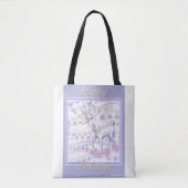 prettige feestdagen rendier tote bag (Voorkant)
