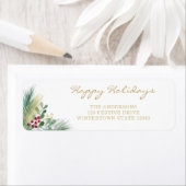 Prettige feestdagen * Retouradres Gouden bessen Etiket (Insitu)