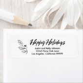 Prettige feestdagen < Retouradres voor geborstelka Etiket (Insitu)