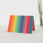 Prettige feestdagen Retro 60s Hippie Fun Foto (Achterkant)