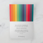 Prettige feestdagen Retro 60s Hippie Fun Foto (Binnen)