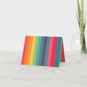 Prettige feestdagen Retro 60s Hippie Fun Foto Kaart (Achterkant)