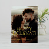 Prettige feestdagen Retro 80s Neon (Staand Voorkant)