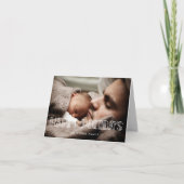 Prettige feestdagen RETRO Art Deco Script Foto (Voorkant)