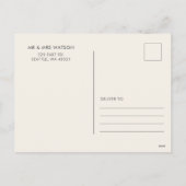 Prettige feestdagen Retro Groovy (Achterkant)