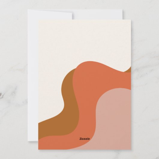 Prettige feestdagen Retro Groovy Feestdagenkaart (Achterkant)