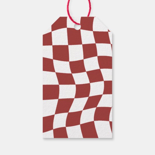 Prettige feestdagen €? | Retro speelse typografie Cadeaulabel (Achterkant)