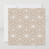 Prettige feestdagen Retro vierkante familiefoto Feestdagenkaart (Achterkant)