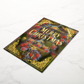 Prettige feestdagen Rode bessen Vrolijk kerstfeest (Gedraaid)