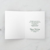 prettige feestdagen, rode deur/Wreath Feestdagen Kaart (Binnen)