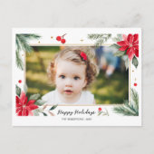 Prettige feestdagen Rode Groene Botanicals Fotocol (Voorkant)