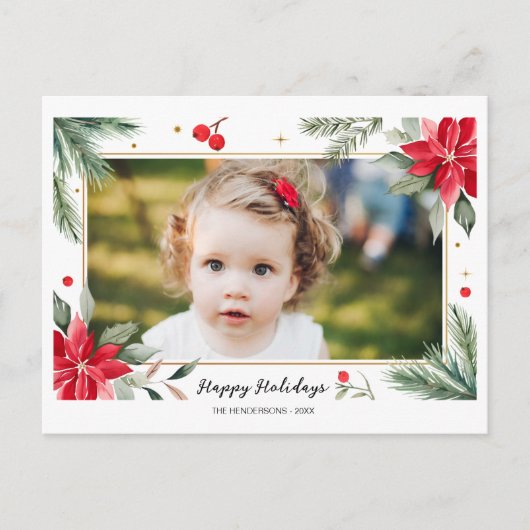 Prettige feestdagen Rode Groene Botanicals Fotocol (Voorkant)