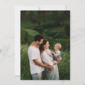 Prettige feestdagen Rode Hand Getrokken Boog Winte Kaart (Achterkant)