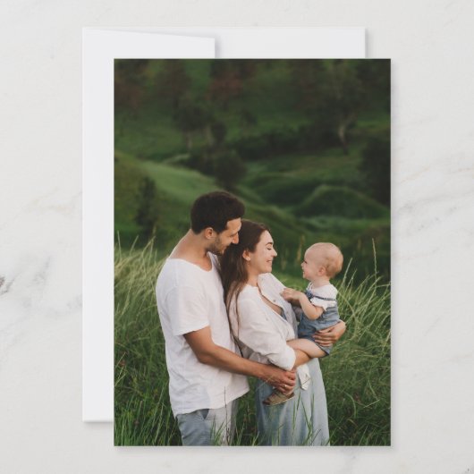 Prettige feestdagen Rode Hand Getrokken Boog Winte Kaart (Achterkant)