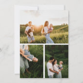 Prettige feestdagen Rode Hand Getrokken Boog Winte Kaart (Achterkant)