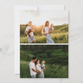 Prettige feestdagen Rode Hand getrokken Bow Drie F Kaart (Achterkant)