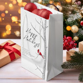 prettige feestdagen Rode Kerst Klein Cadeauzakje