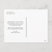 Prettige feestdagen Rode Retro Typografie (Achterkant)