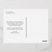 Prettige feestdagen Rode Retro Typografie (Achterkant)