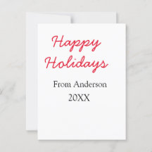 Prettige feestdagen Rode zwarte liefde familienaam