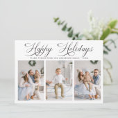 Prettige feestdagen Romantische kerst Feestdagenkaart (Staand voorkant)