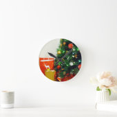 prettige feestdagen ronde klok (Huis)