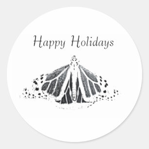 Prettige feestdagen ronde sticker