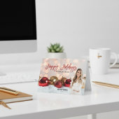 Prettige feestdagen Rood goud onroerend goed makel