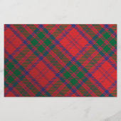 Prettige feestdagen Rood Groen Plaid Foto Tartan (Achterkant)