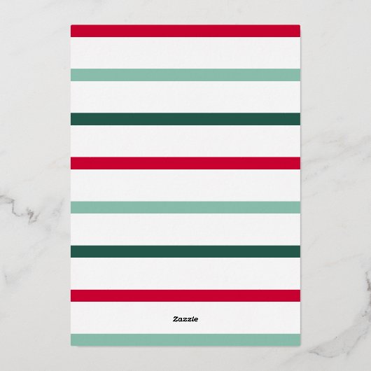 Prettige feestdagen Rood Groen Wit Kerstballen (Achterkant)